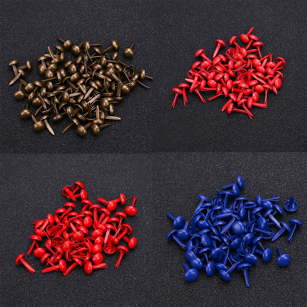 Ballerina Nail Tips Health & Beauty Makeup Mini Brad Decorative Nails 50PCS Fake Round for Scrapbook | Дом и сад