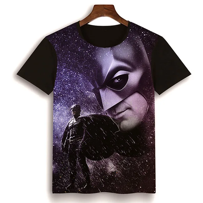 

Disney Marvel Comics 2021 Batman 3D printed short sleeve The Dark Knight T-shirt Hip Hop Gothic Harajuku T-shirt