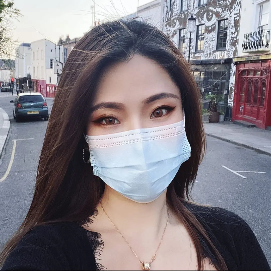 100 шт Одноразовые синие маски белые лица Быстрая Бесплатная Доставка Защитная fedex