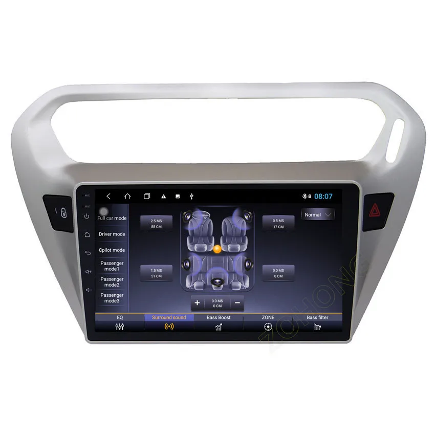 DSP 4G для Citroen C Elysee Android 10 GPS Автомобильный мультимедийный DVD плеер навигация Sutoradio