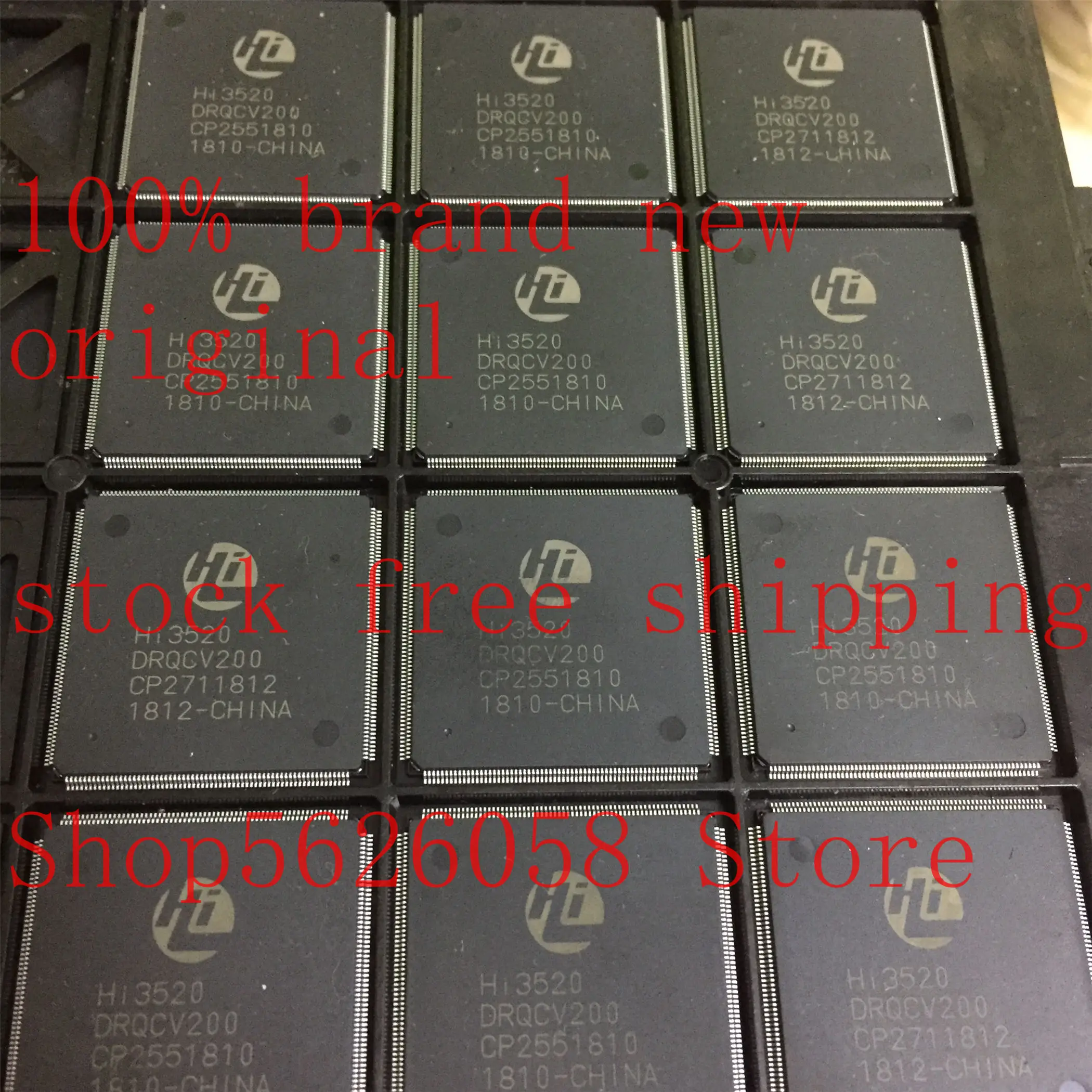 HI3520DRQCV200 HI3520 QFP 100% Новый оригинальный 1 шт./лот в наличии|Умные розетки| |