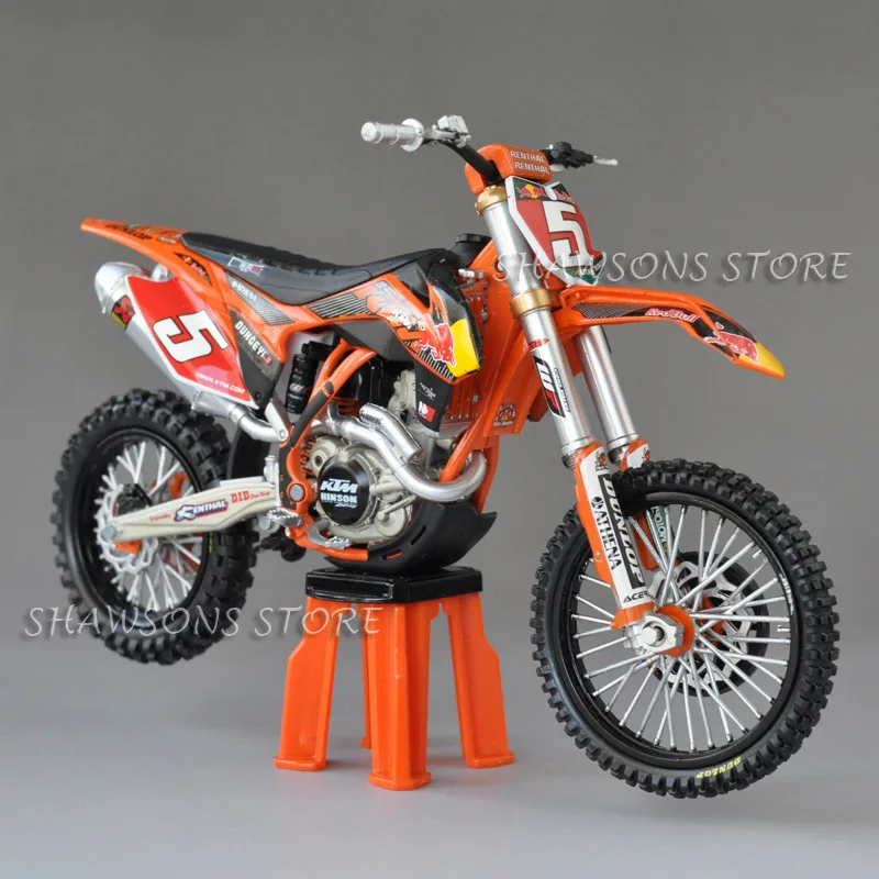 Литье под давлением модель игрушки automax 1:12 KTM 450 SX-F Байк миниатюрная копия мотоцикла