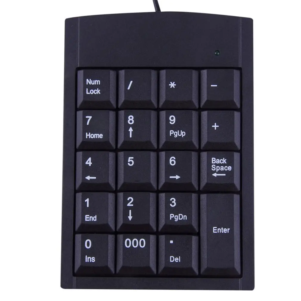 Новинка 19 клавиш USB Проводная цифровая клавиатура адаптер клавиатуры для