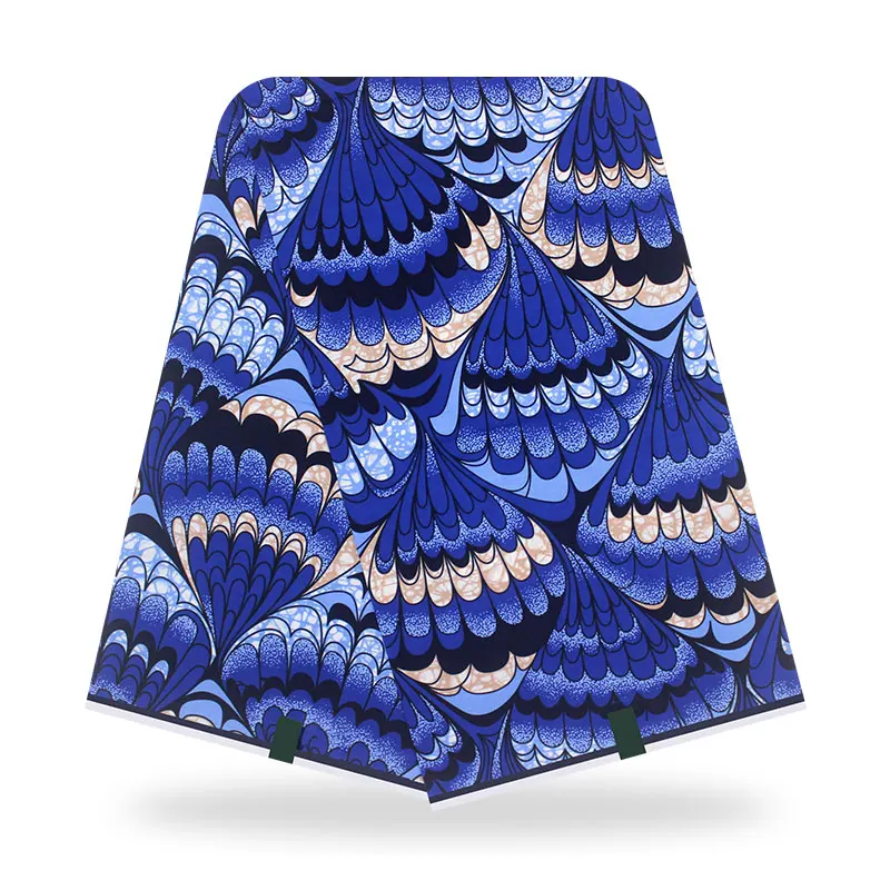 

African Prints Batik Pagne Very Soft Wax Fabric Sewing Materia For Wedding Dress