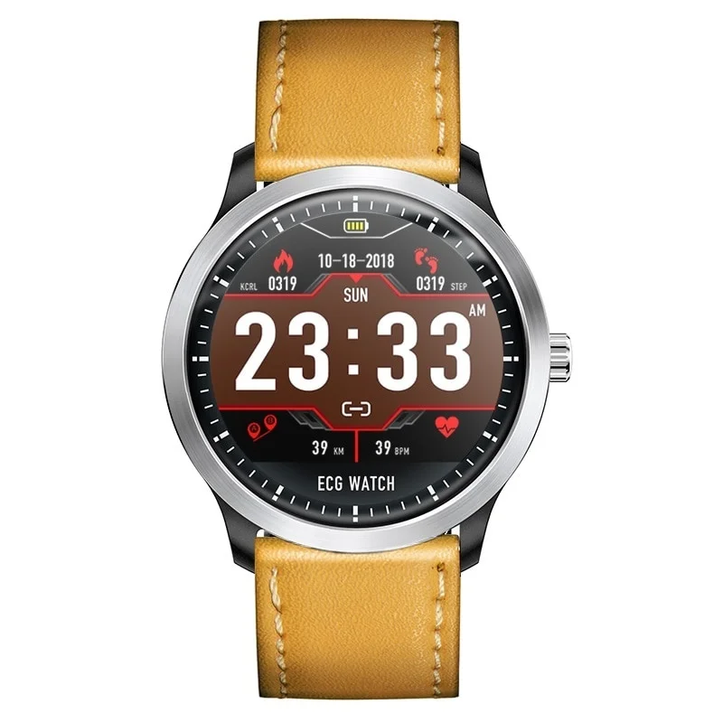 Смарт-часы Daywemet N58 ECG PPG с электрокардиографом ЭКГ дисплеем Холтер монитор