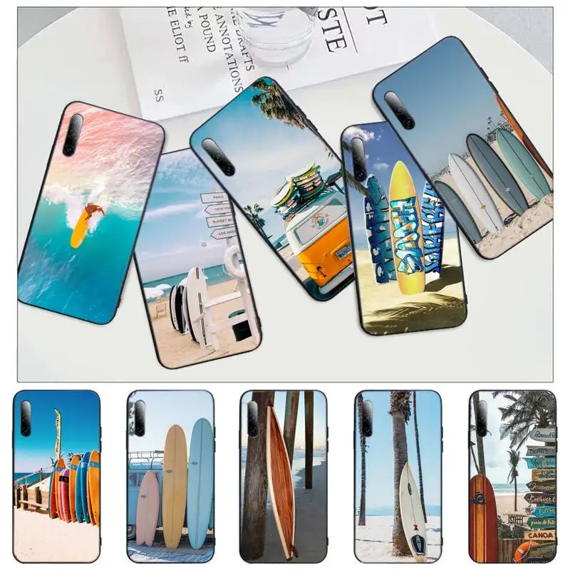 

Summer beach surfboard surfing Phone Case For iphone 12 11 13 7 8 6 s plus x xs xr pro max mini shell