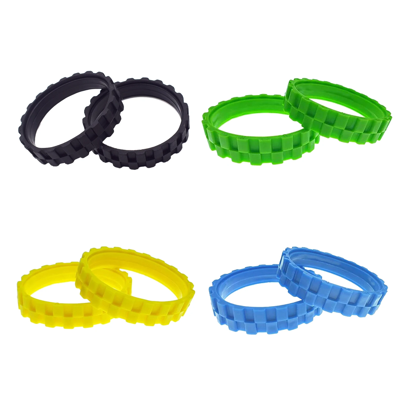 Набор из 2 шт. шины для I ROBOT колеса серии 500 600 700 800 и 900 пылесос Запчасти