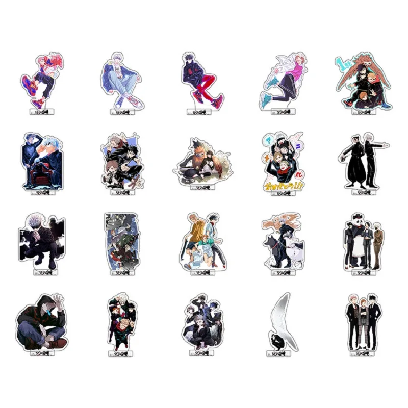 

Anime Keychains Man Jujutsu Kaisen Key Chain Women Gojo Satoru Key Ring Yuji Itadori High Quality Acrylic Standing Model Brelok