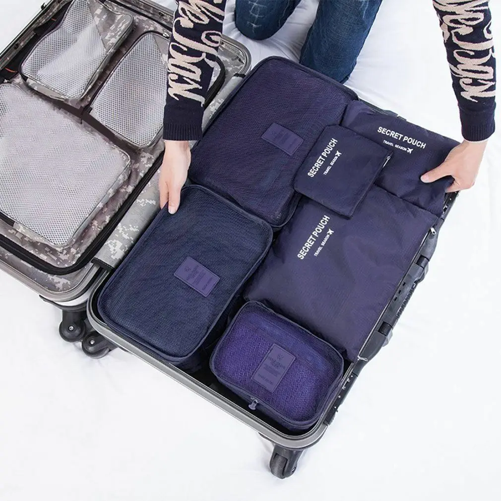 Водонепроницаемый чехол для чемодана 6 шт. сумка-Органайзер одежды переносной