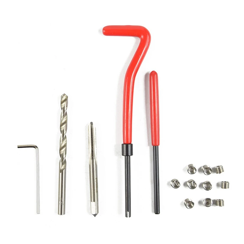 

25PCS Twist Drill Bit Kit M5X0.8 Thread Repair Kit Threaded Auto Mechanic