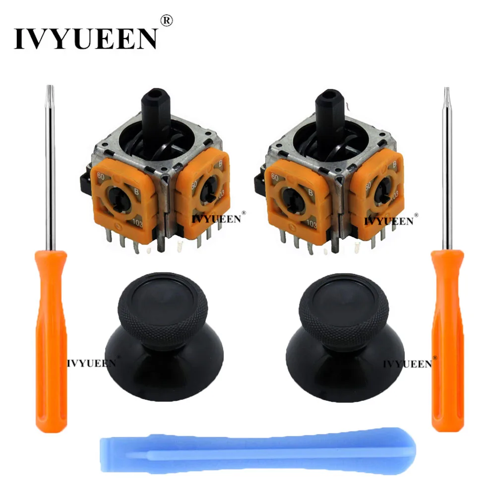 IVYUEEN 2 шт. 3D Аналоговый джойстик Стик датчик модуль потенциометры и Thumbsticks для microsoft XBox One 1 беспроводной контроллер - Цвет: Version B