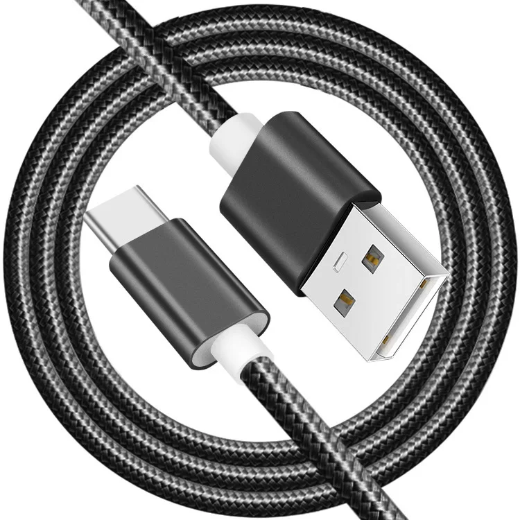 USB-кабель в нейлоновой оплетке для зарядки и передачи данных Huawei Mate 10 20 30 Pro Honor 8 9 V20