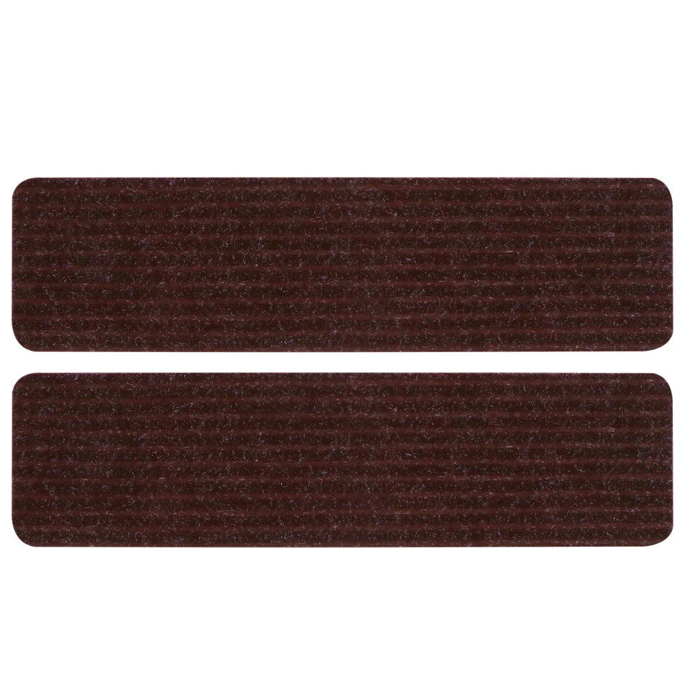 

2pcs Washable Stair Mats Non-skid Stair Carpets Self-Adhesive Household Step Pad