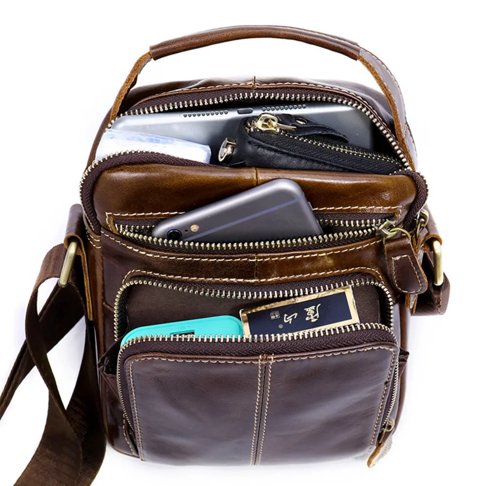 1 шт. Cizicoco 100% натуральная кожа сумка-мессенджер мужские сумки через плечо сумка