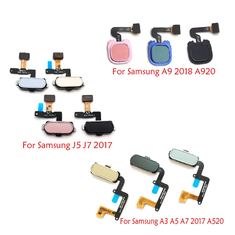 

Home Button FingerPrint Touch ID Sensor Flex Cable Ribbon Replacement Parts For Samsung A3 A5 A7 J5 J7 2017 A520 A9 2018 A920
