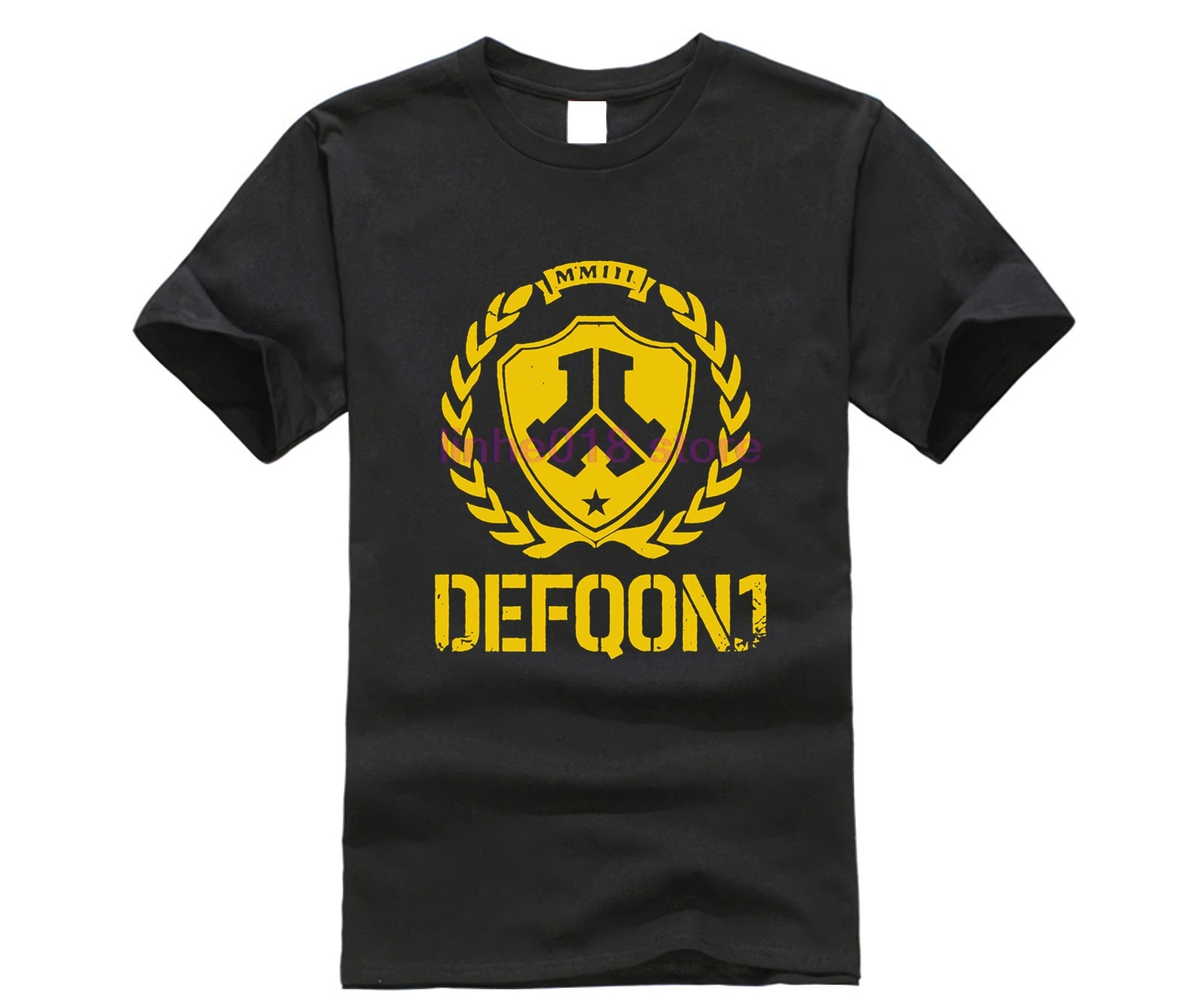 Defqon.1 футболка с коротким рукавом на заказ Мужская рубашка в стиле хип хоп