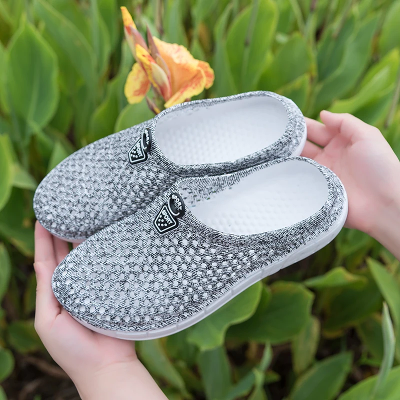 Летние легкие пляжные сандалии без шнуровки для сада Повседневные женские