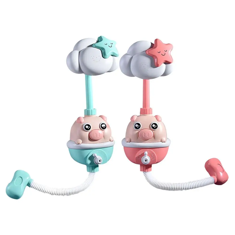 

Baby Shower Toy Little Pig Electric Shower Toy Shower Head Toy With Suction Cup Childern Water Game For Boys And Girls Kids Gift