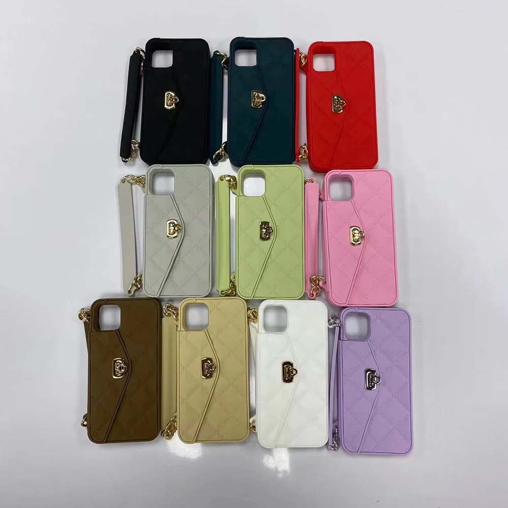 

Card Silicone Case For Apple iPhone 11 12 Pro Max mini 7 8 Plus XR X XS MAX 6 6S SE Shockproof Case Cover