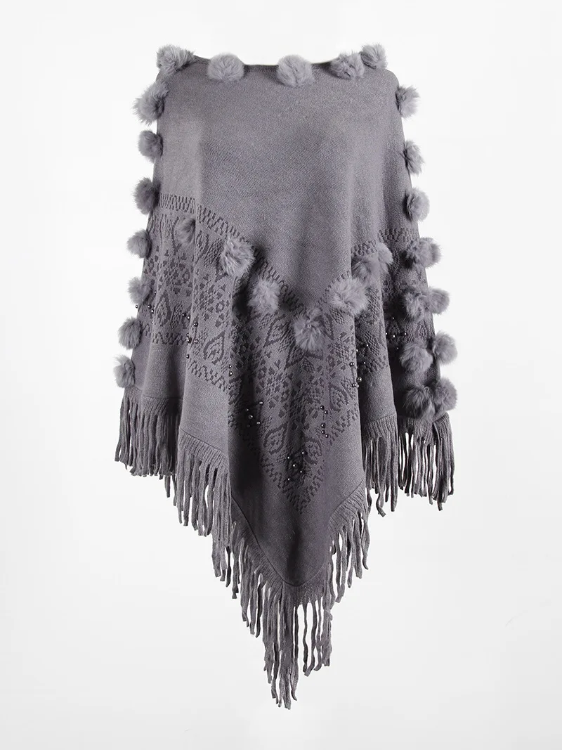 

Tassel Sweater Women 2021 New Shawl Vintage O Neck Korean Autumn Solid Chic Streetwear Fashion Clothing Irregular Sweaters H165