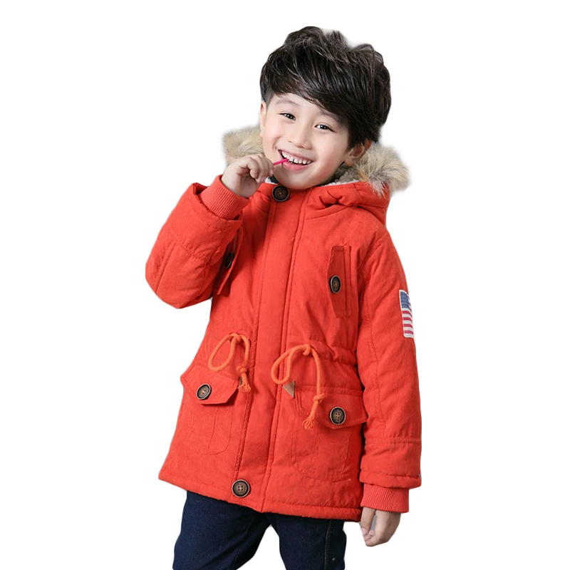 Детская одежда хлопковое пальто для мальчиков Новинка 2019 года детская плотная