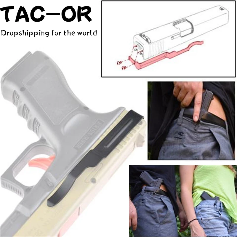 Тактический скрытый ремень кобура с зажимом для пистолета охоты