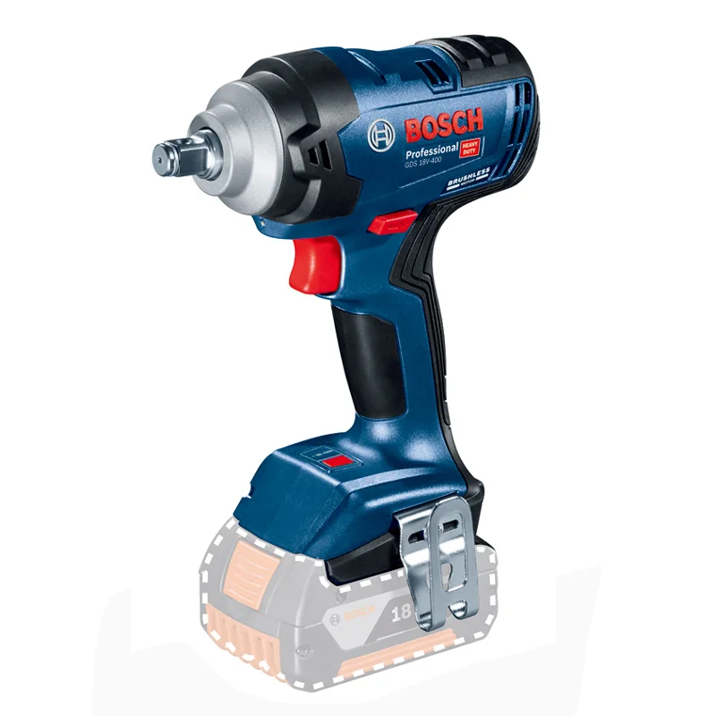 Bosch GDS 18v-400 бесщеточный литиевых ударный гайковерт 400Nm воздействия машинный