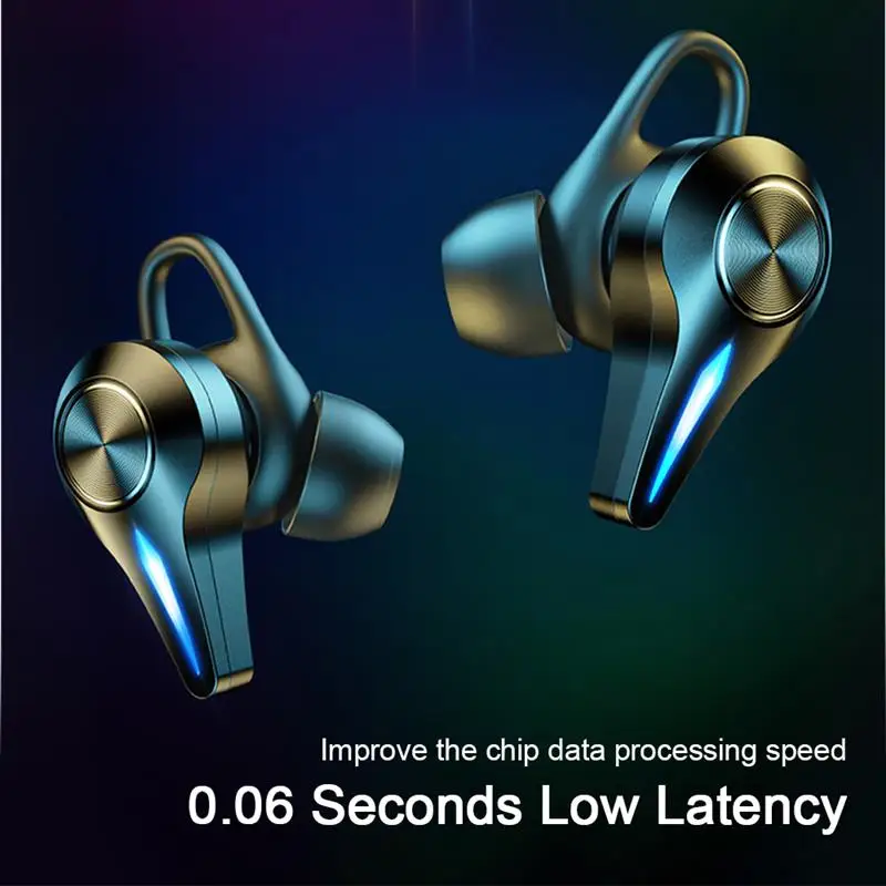 

Brand New K5 Gaming Earbuds Bluetooth No Delay HiFi Stereo Wireless Noise Reduction Touch Control Waterproof Earphones For Gamer