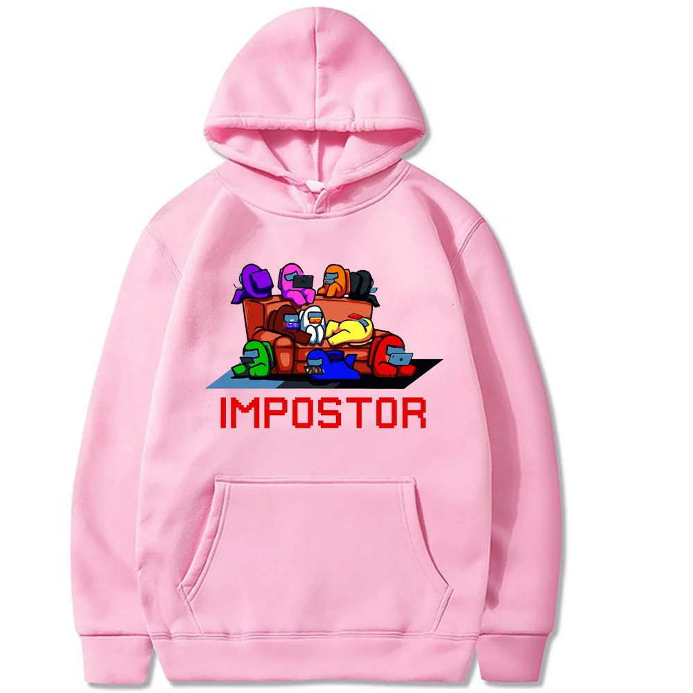 

COFUN Hot New Game Among Us Not Me Printed Fashion Hoodies Pullover Harajuku Hooded Sweatershirt Unisex