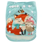 Моющиеся Подгузники диваны Lavables 2016 Детские Пеленки Обложка Обёрточная бумага с рисунком Детские Пеленальный Детские Тканевые Многоразовые Подгузники