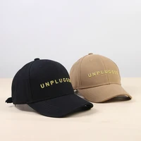 2020 summer new womens baseball caps simple and versatile cotton letter embroidery caps can rebound casual mens caps
