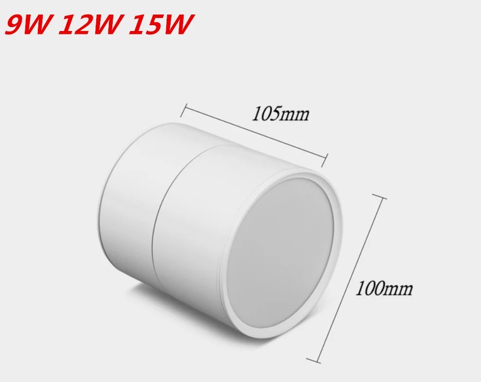 $14.40 Folding Dimmable LED Downlights 9W 12W 15W LED Ceiling Spot Lights AC110-240V LED Ceiling Lamps Warm Cold White Indoor Lighting