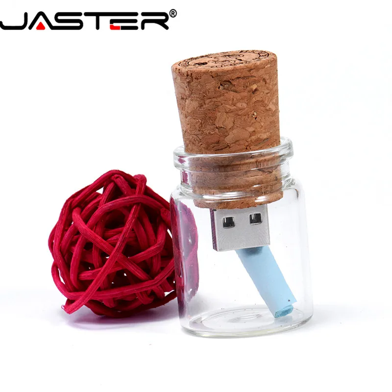 Флэш-накопитель USB 2 0 в стеклянной бутылке 64 ГБ 32 16 4 Гб | Компьютеры и офис
