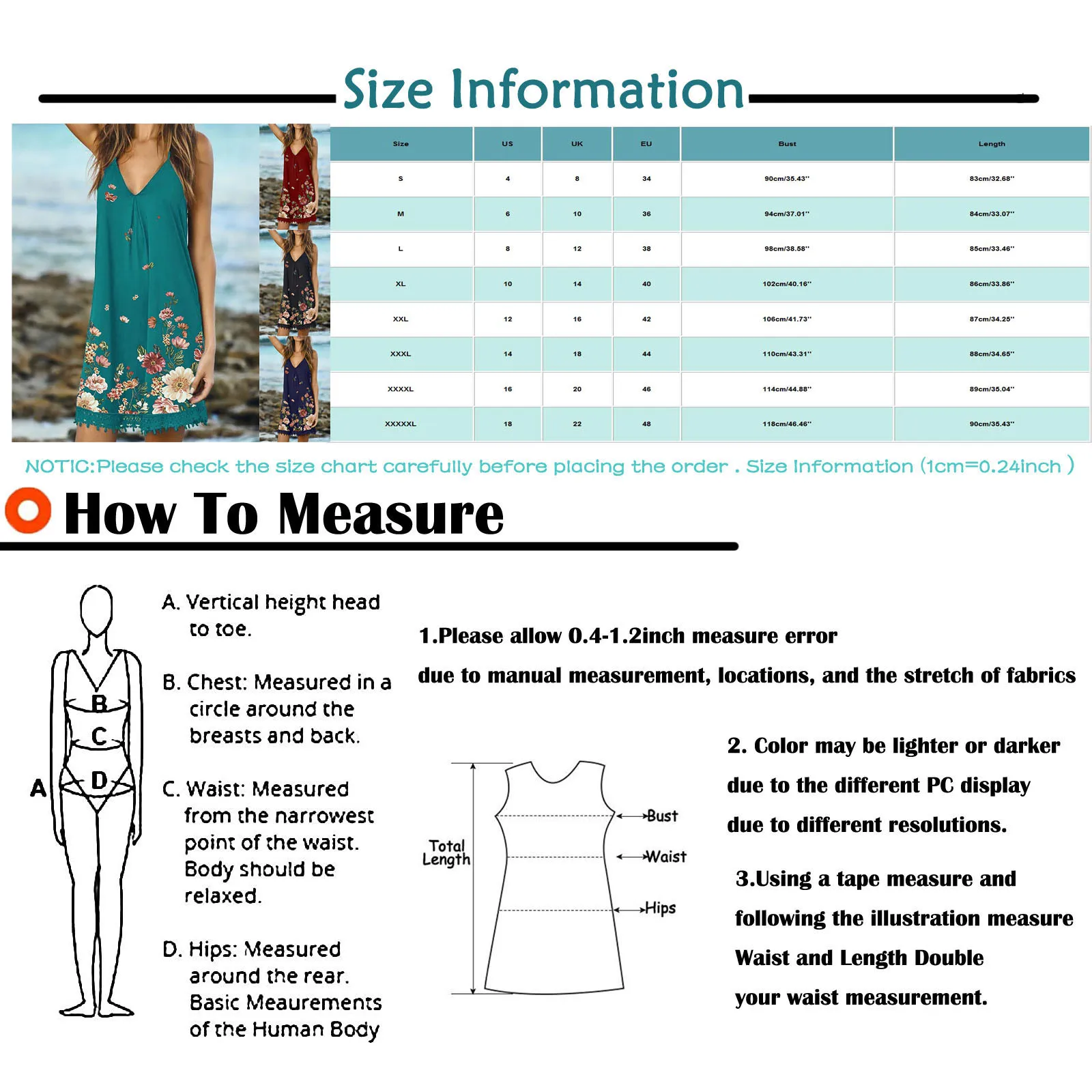 

Fashion Womens Retro Dress Sleeveless Loose Mini Dress Soild Flroal Print V-neck Comfy Casual Dress Ladies Elegant