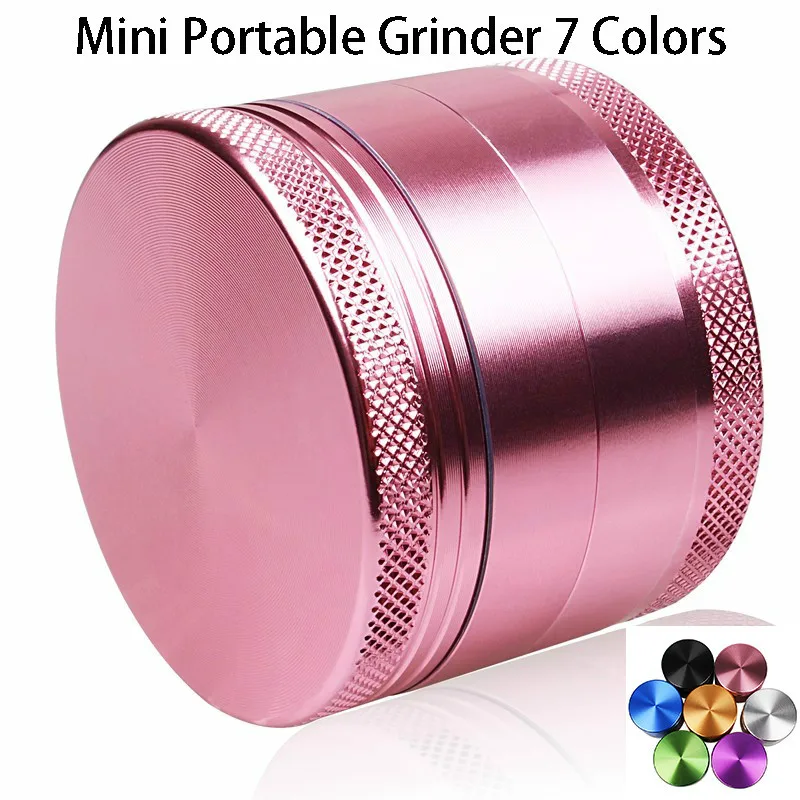 63mm pink Алюминиевый сплав 4 части 50 или 63 мм Chicha Металл Розовый точильщик табака дыма Cachimba сигареты 63 мм синий Точильщик специальное предложение - Цвет: 63mm pink