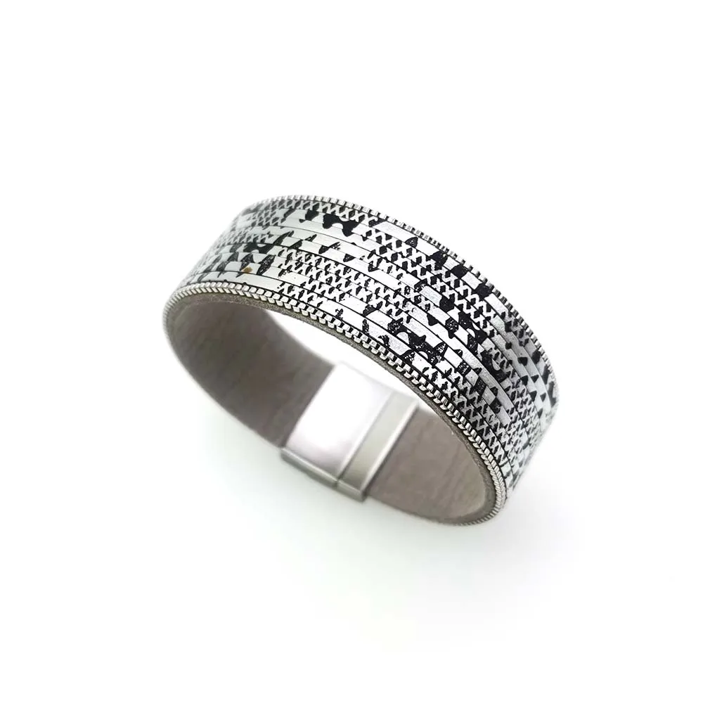 Новые модные Многослойные женские кожаные браслеты для женщин винтажные