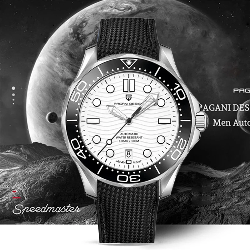 

NEW PAGANI DESIGN New 007 Commander Men's Mechanical Watches Top Brand Luxury Watch Men 200M Waterproof Fashion Diver Wristwatch