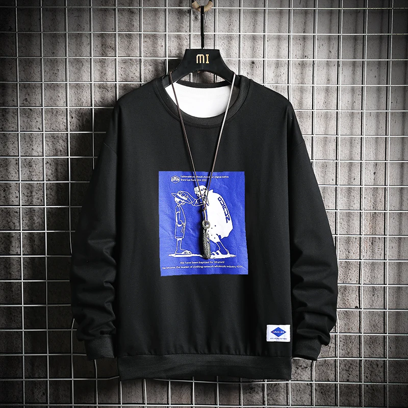 Толстовка HENCHIRY мужской пуловер в стиле хип-хоп толстовки уличная одежда