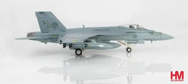 HOBBY MASTER USN F/A 18E VFA 87 Golden Warriors AJ302 USS Джордж H.W. Bush Ju 2017 1/72 литая под давлением модель