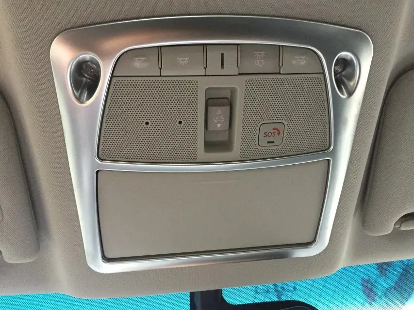 

Для Nissan Teana 2016 3 шт. ABS Хромированная автомобильная лампа для помещений украшение для лампы для чтения покрытие автомобиля Стайлинг Аксессуа...