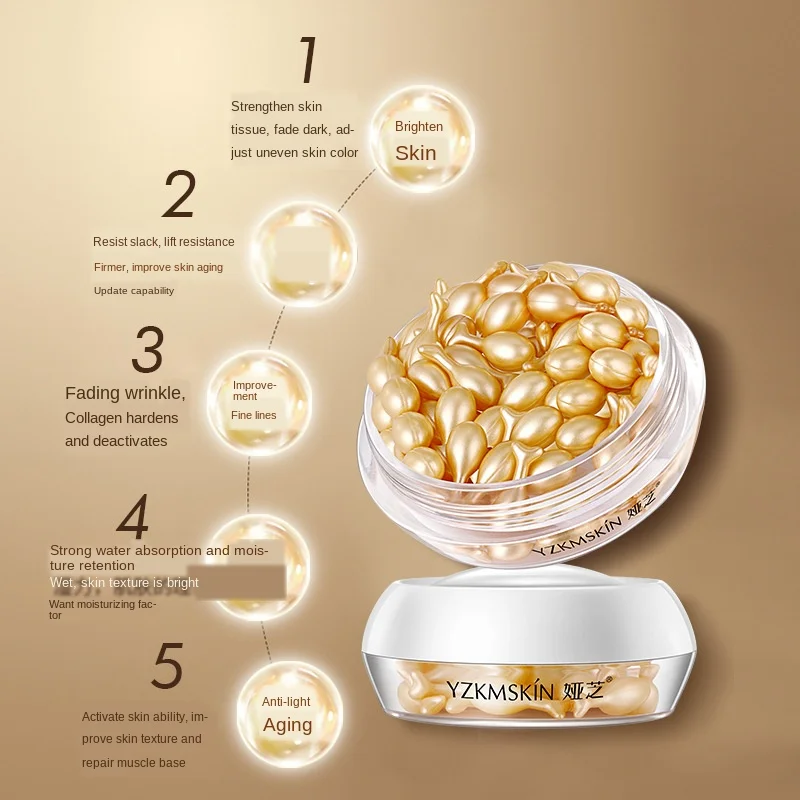 Экстракт ядhi Fullerene плаценты укрепляющая Антивозрастная эссенция против морщин