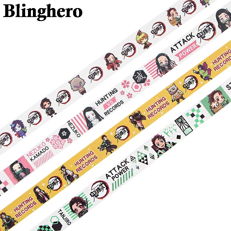 CA1371 стильная декоративная Васи лента в стиле аниме для скрапбукинга