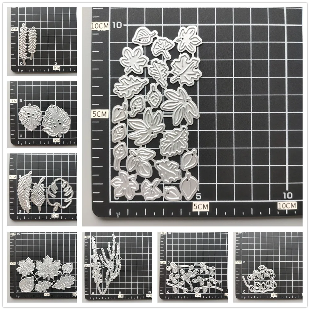 

(28 Styles) Leaves Metal Cutting Dies Stencils for Decoration DIY Scrapbooking Embossing Paper Templates Molds Crafts