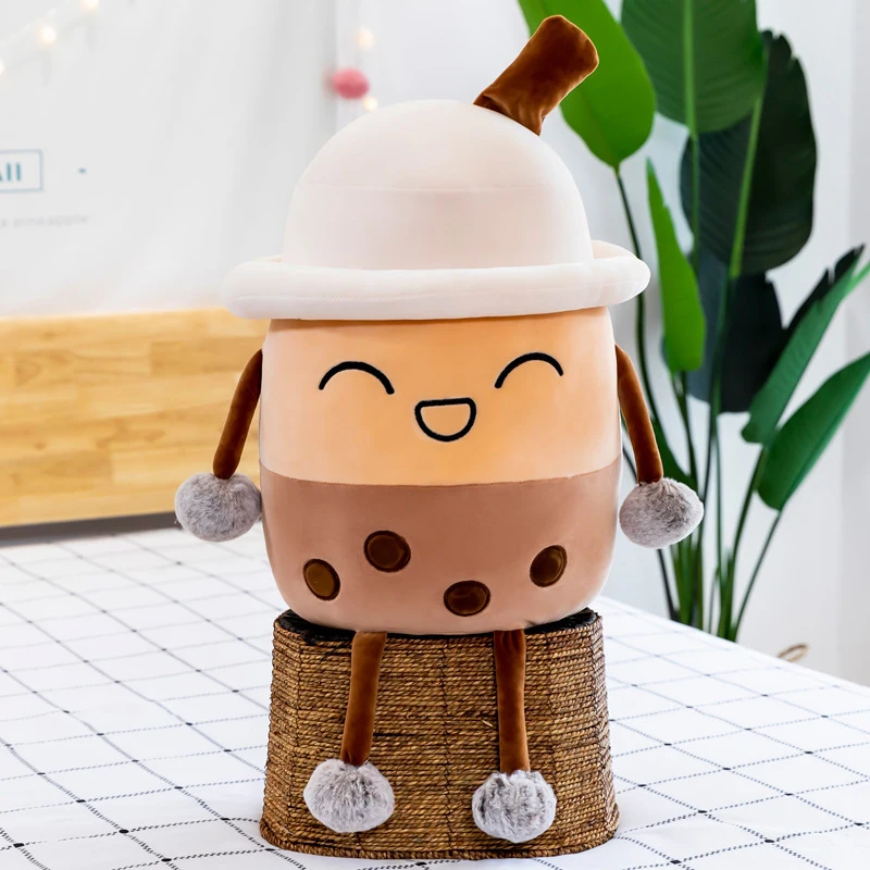 

Плюшевая подушка-пузырь для молока и чая, 55 см