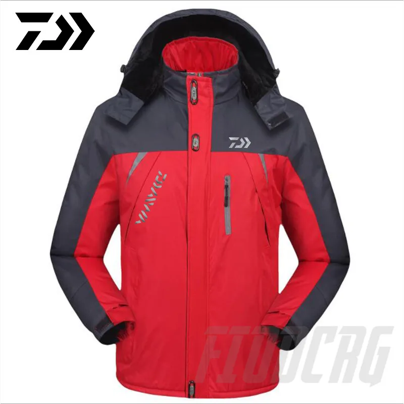 Светоотражающая рыболовная одежда DAIWA зимняя теплая водонепроницаемая куртка