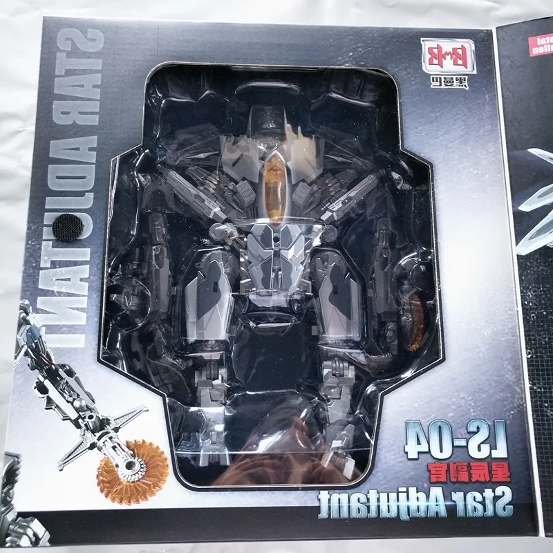 27 см черная манба Трансформация игрушки LS04 ls-04 красный паук звезда адъютант коммандер сплав фигурка робот самолет коллекция