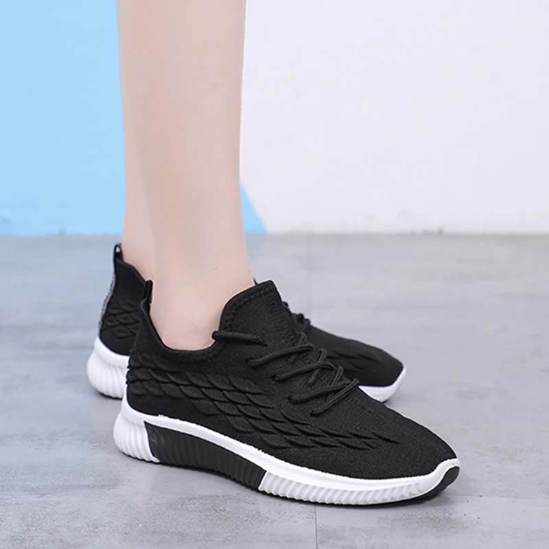 2021 Women Running Shoes Mesh Sneakers Lady Breathable Soft Light Gym Shoes Female Walking Jogging Shoes Basket Femme