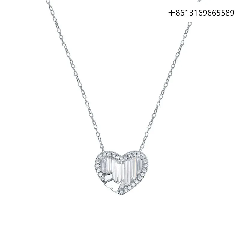 

Fashion boutique 925 silver necklace female love puppy temperament couples gift collarbone chain female new