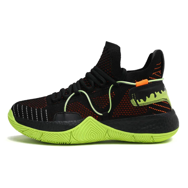 

Sports Casual Fashion Running Shoes Men's Refreshing Mesh Breathable High Elastic Cushioning Soft Bottom Basketball Shoes