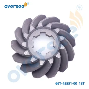 Шестерня 66T-45551 для подвесного мотора Yamaha 2T 40HP 40X Pursun Hidea, подвесной двигатель 66T-45551-00